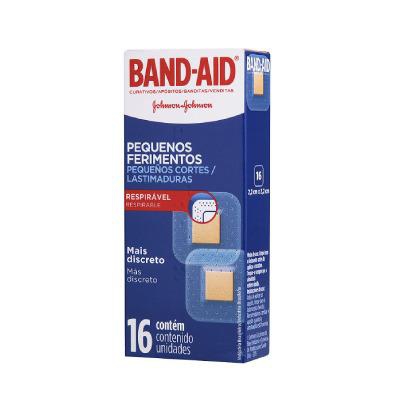 Curativo Band-Aid Pequenos Ferimentos 16 Unidades